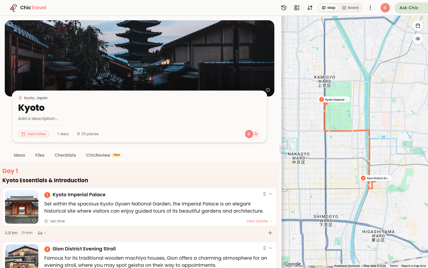 Interactive Map View